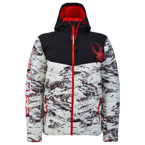 Spyder Mens Timeless Hoodie Le Down Jacket Sun And Ski Sports