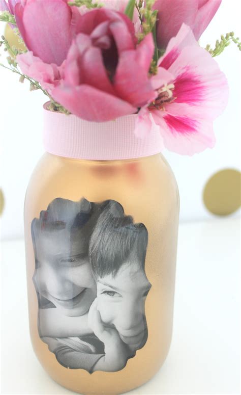 Easy Mothers Day Photo Vase Craft Catch My Party