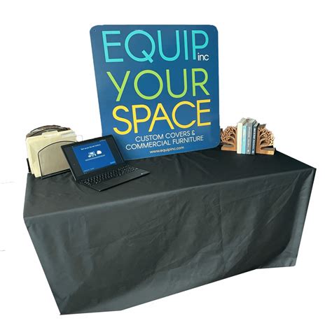 Lockable Trade Show Table Cover Equip Your Space