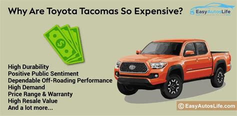 Why Are Toyota Tacomas So Expensive Fact Based Explanation Easy