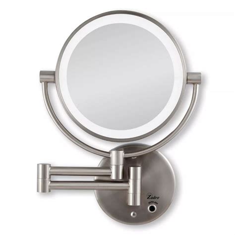Zadro Next Generation Cordless Or Ac Led Lighted Wall Mount Mirror 10x