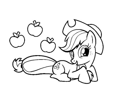 Applejack And Her Apples Coloring Page Coloringcrew Coloring