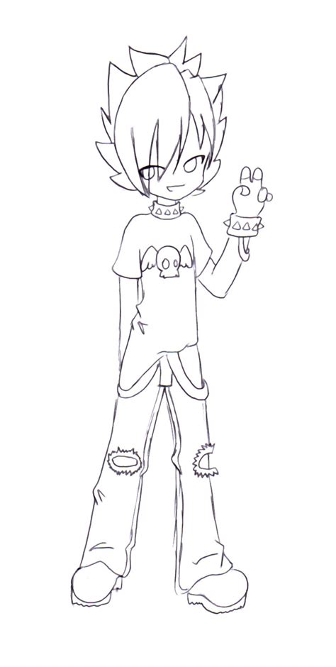 Boy Chibi Anime Coloring Pages 248 Svg File For Cricut
