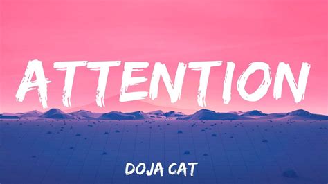 Attention Doja Cat Lyrics Youtube