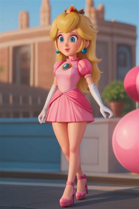 Ai Art Model Princess Peach Pixai Anime Ai Art Generator For Free My