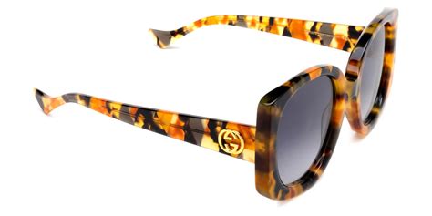 gucci™ gg1257s 004 53 havana sunglasses