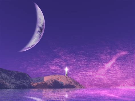 Purple Lighthouse By Rusky07 On Deviantart