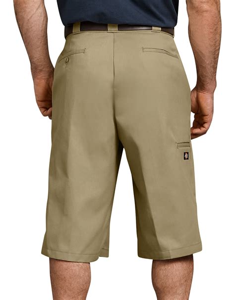15 Loose Fit Multi Use Pocket Work Shorts Military Khaki Mens