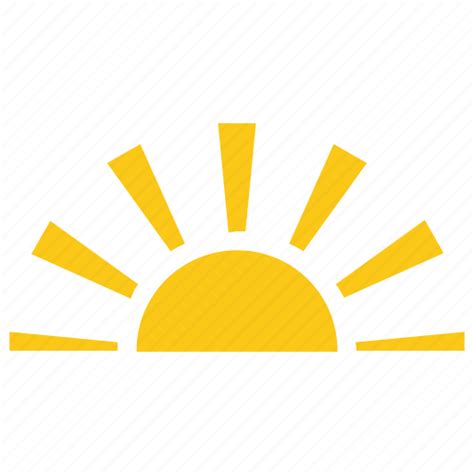 Half Sun Solar Sun Sun Sunrise Sunset Icon Download On Iconfinder