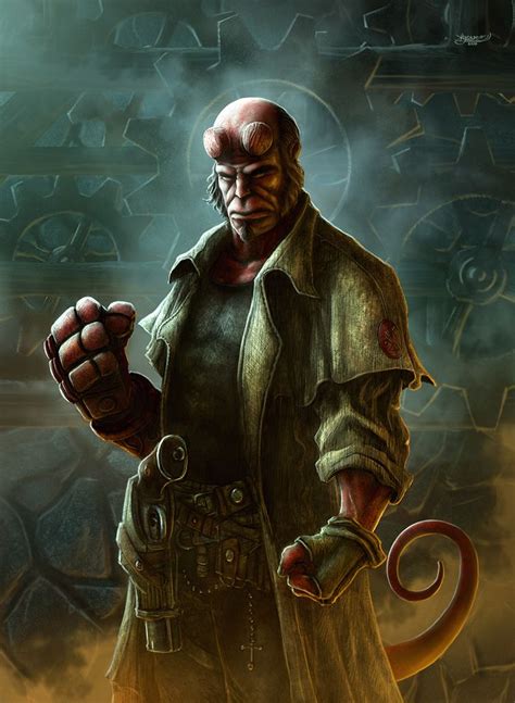 Hellboy Heroes And Villains Comic Art Art Fan Art