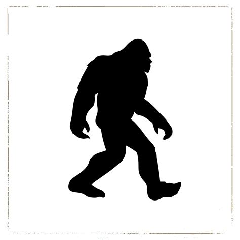Digital Bigfoot Svg Silhouette Vector Jpeg Picture Ai Files Etsy