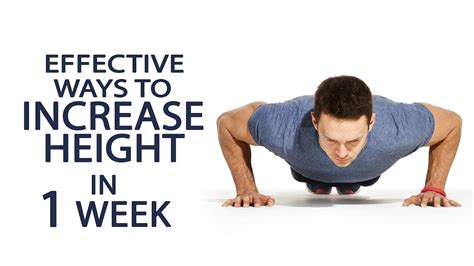 Effective Ways To Increase Height In 1 Week Best Tips To Increase