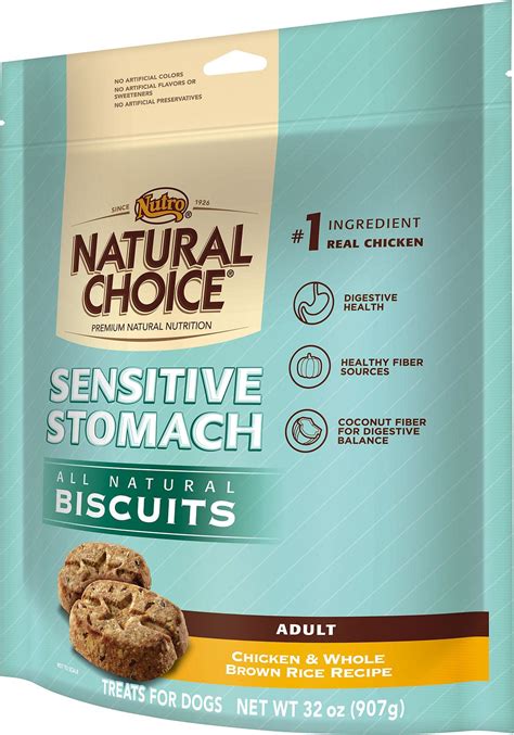 11 best dog foods for sensitive stomachs. Nutro Natural Choice Sensitive Stomach Biscuits Adult ...