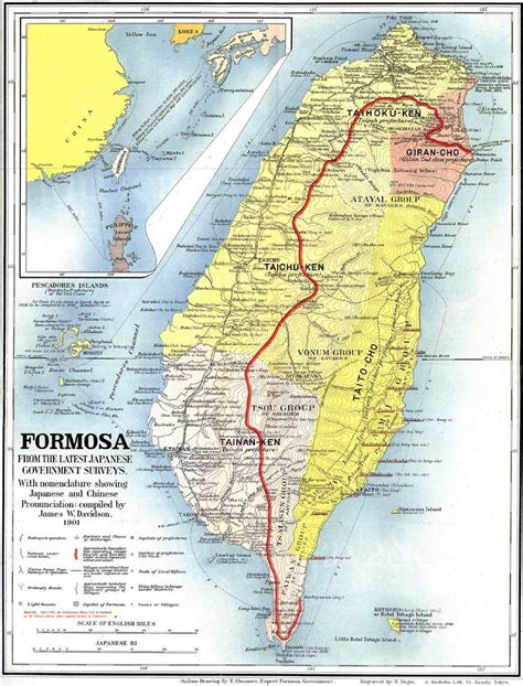 Map of Formosa 1901 - MapSof.net