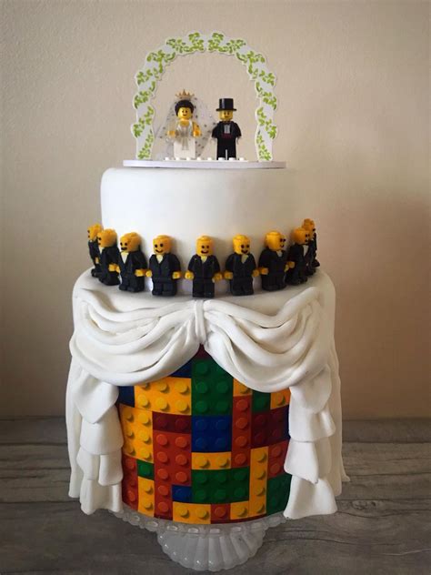 Lego Wedding Cake X Lego Wedding Cakes Lego Wedding Wedding Cakes