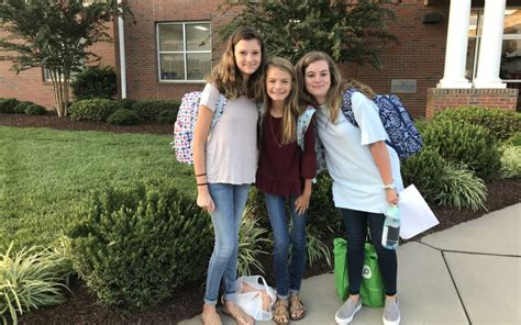 First Day Of Middle School Gaston Christian School