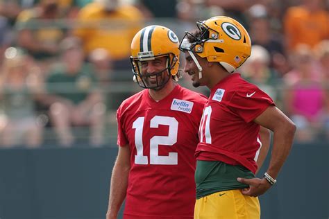 Aaron Rodgers Is Already Cozying Up To Jordan Love S Biggest Opponent