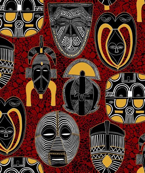 Pinturas Africanas Patrones Africanos Arte De áfrica