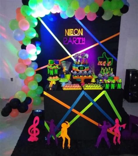 Ideias Decoracao Para Festa Neon Festas Criativas