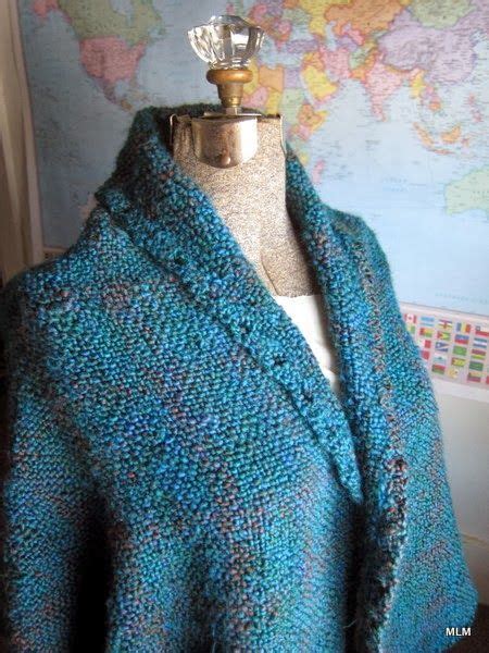 My First Triangle Shawl Is Complete Yarn Lion Brand Homespun Color