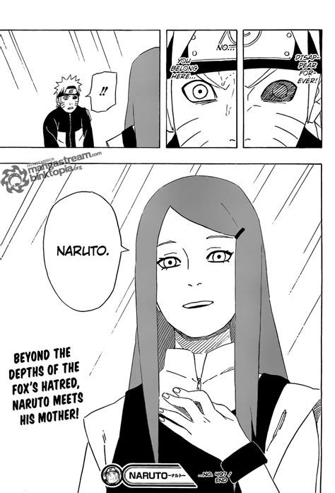 naruto s mother comes to see him in his mind when he fights the nine tails and try to control