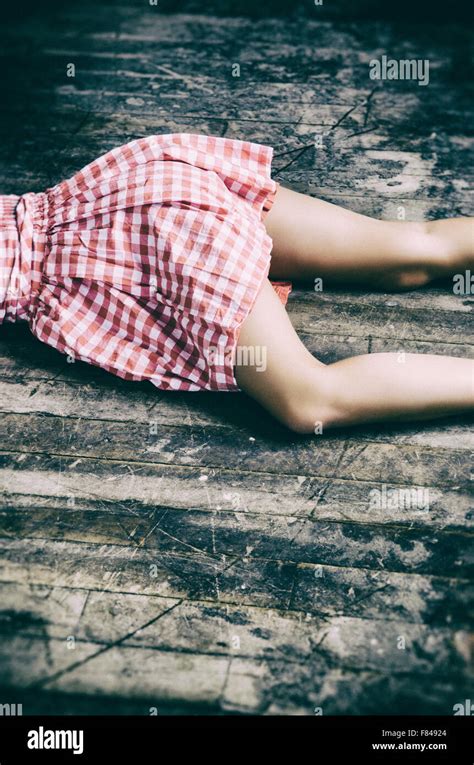 Close Up Of A Dead Woman On The Floor Stock Photo Alamy
