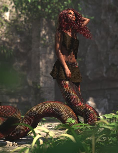 Lamia Mania Textures For Lamia Tail And Clothes Daz 3d