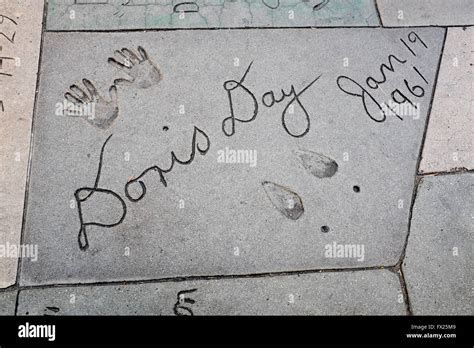 Hollywood Walk Of Fame Handprints