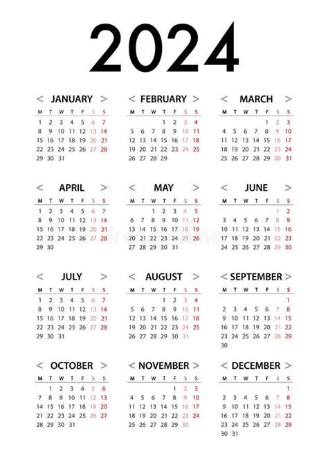 2024 Calendar Template Starting Monday Rahu Kaal Junia Nicoli