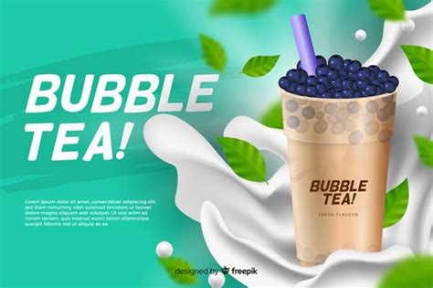 Download Ad Template For Bubbles Tea For Free Bubble Tea Bubbles Tea