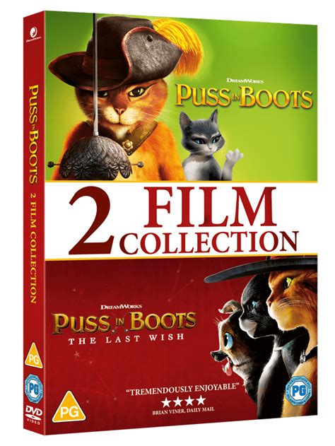 Puss In Boots 2 Movie Collection Dvd Free Shipping Over £20 Hmv
