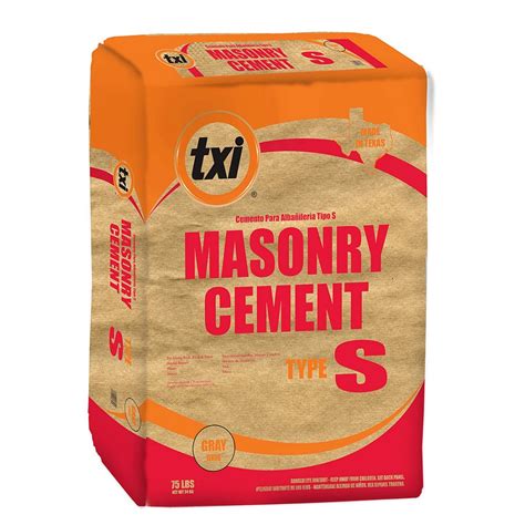 Txi Gray Masonry Cement Type S Dfw Masonry Supplier