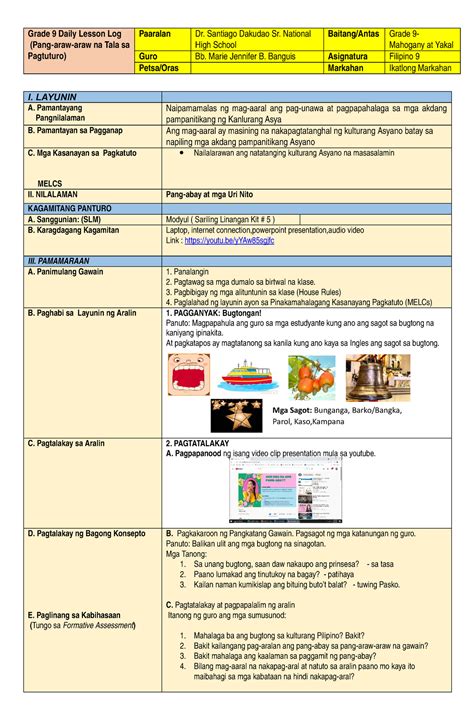 cot lesson plan in filipino 4 q3 kaibahan ng pang uri at pang abay