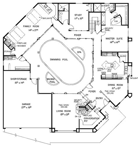 Courtyard House Plans With Pool A Guide House Plans