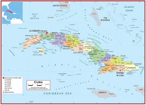 Cuba In World Map Political Cuba Political Map How To Activate