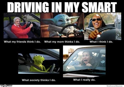 Driving In A Smart Car Imgflip