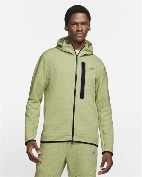 Nike Tech Fleece Hoodie And Joggers In Lime Ice Green