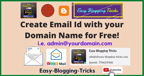 How To Create An Email Id With Your Domain Name Domain Name Email