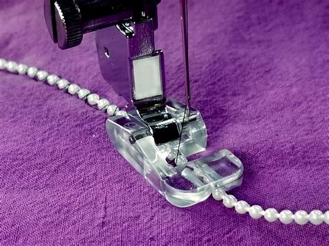 Sew Down Pearls Without Holding On To Them Sewing Machine Feet