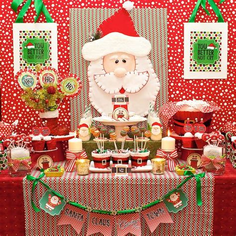 One of the best zoom christmas party ideas is to create crafty evites to email to your invitees. Kara's Party Ideas Santa Claus Is Coming To Town Christmas ...