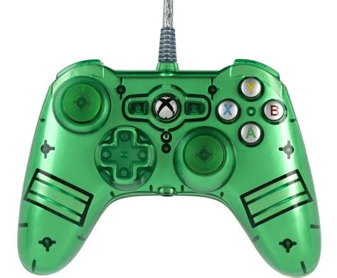 Liquid Metal Xbox One Wired Controller Green First Games