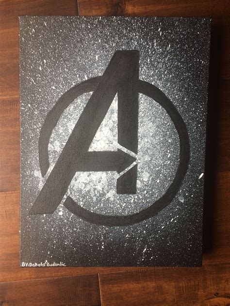 My Paintings Avengers Painting Avengers Canvas Painting Mini Canvas Art
