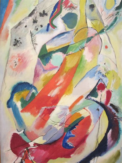 Painting With Green Center Wassily Kandinsky 1913 The Art Institute