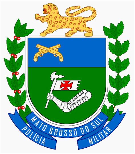 Brasão Coat Of Arms Crest Of Military Police Of The State Of Mato