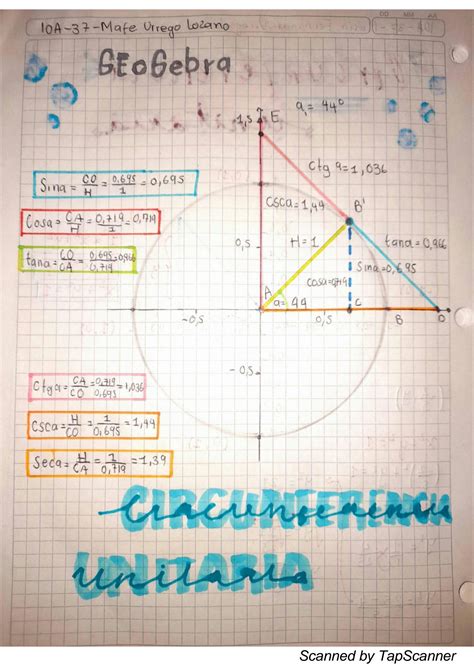 Solution Circunferencia Unitaria Studypool