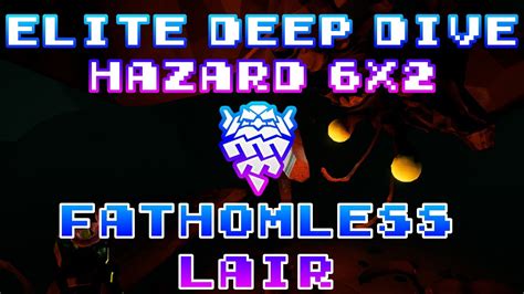 haz 6x2 elite deep dive fathomless lair driller pov youtube