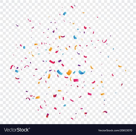 Colorful Confetti Explosion Royalty Free Vector Image