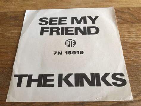 The Kinks See My Friend Rare Norwegian Single