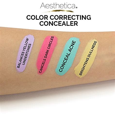 Aesthetica Color Correcting Cream Concealer Palette Conceals Import