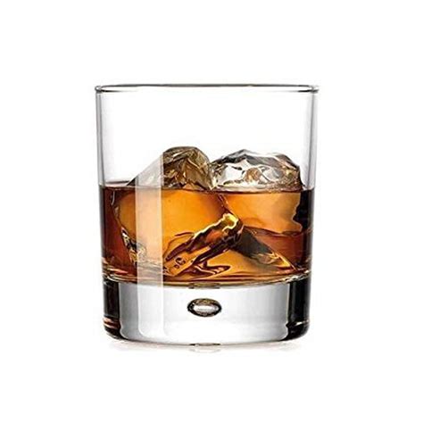 China Double Old Fashioned Whiskey Glass With Chilling Stones Heavy